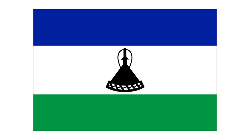 Drapeau Lesotho - Maison des Drapeaux